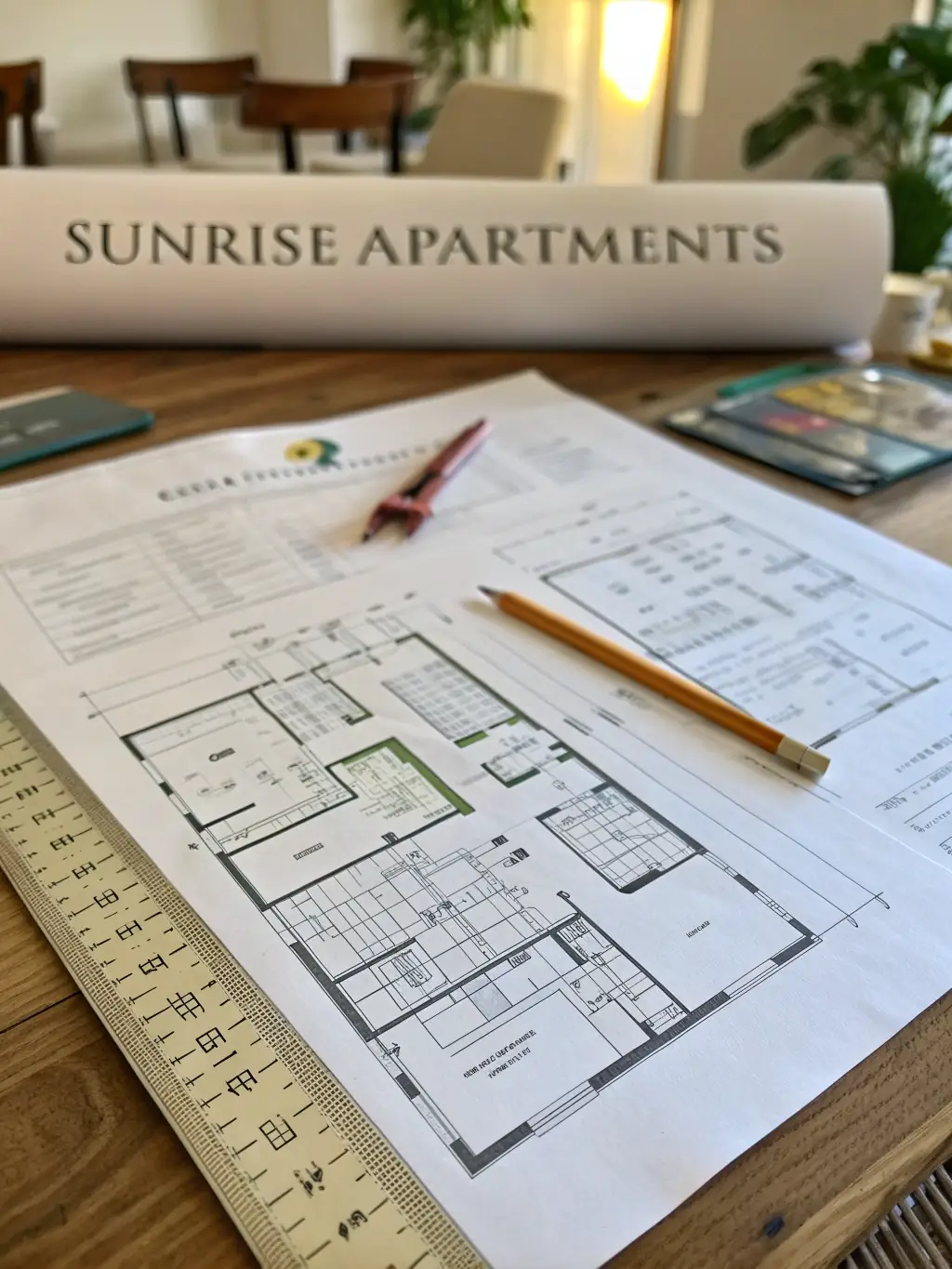 A professional photograph of a detailed site plan for a residential development, showcasing meticulous planning and attention to detail, used to represent DVLP Planning Strategy's expertise in residential planning.